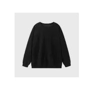 Texture Knitted Crewneck Sweatshirt