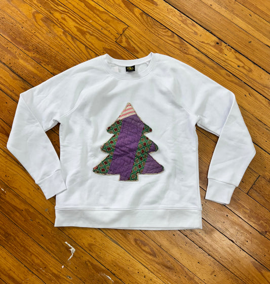 Quilt Christmas Tree Sweatshirt