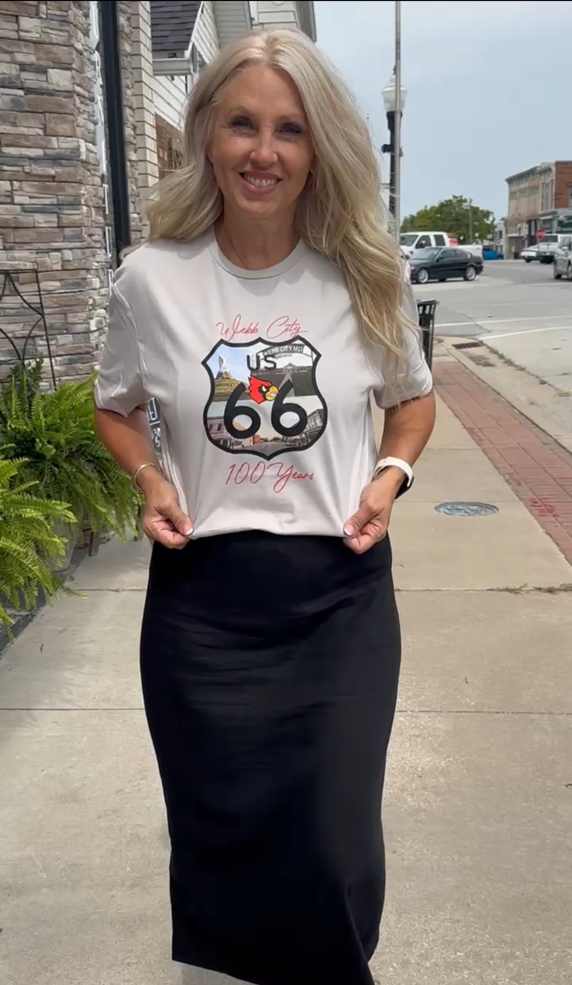 Webb City Route 66 Tee