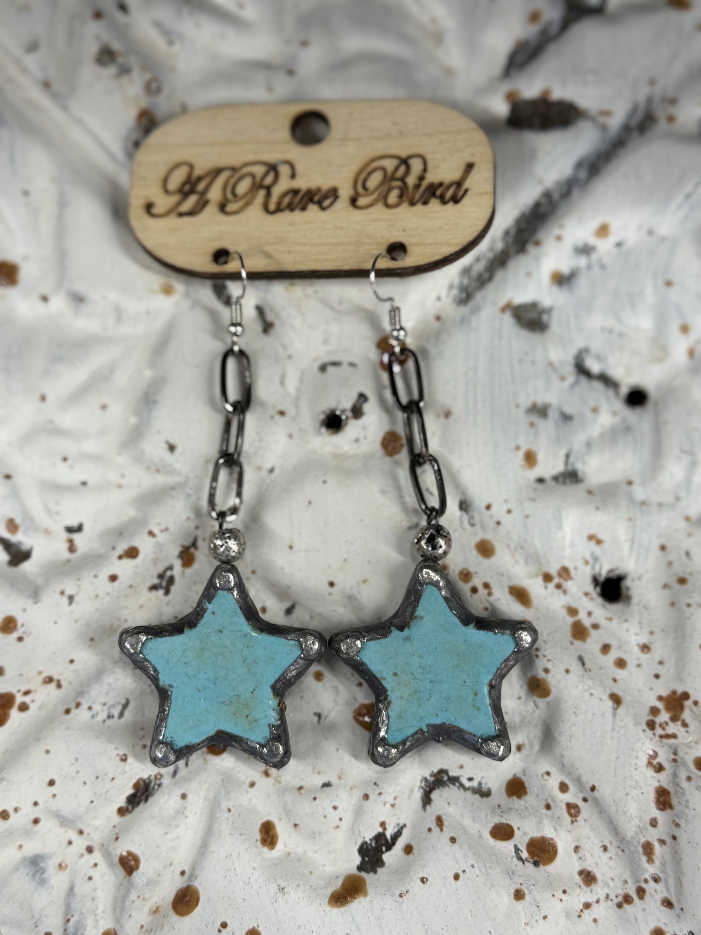 Turquoise Star Shape Earrings