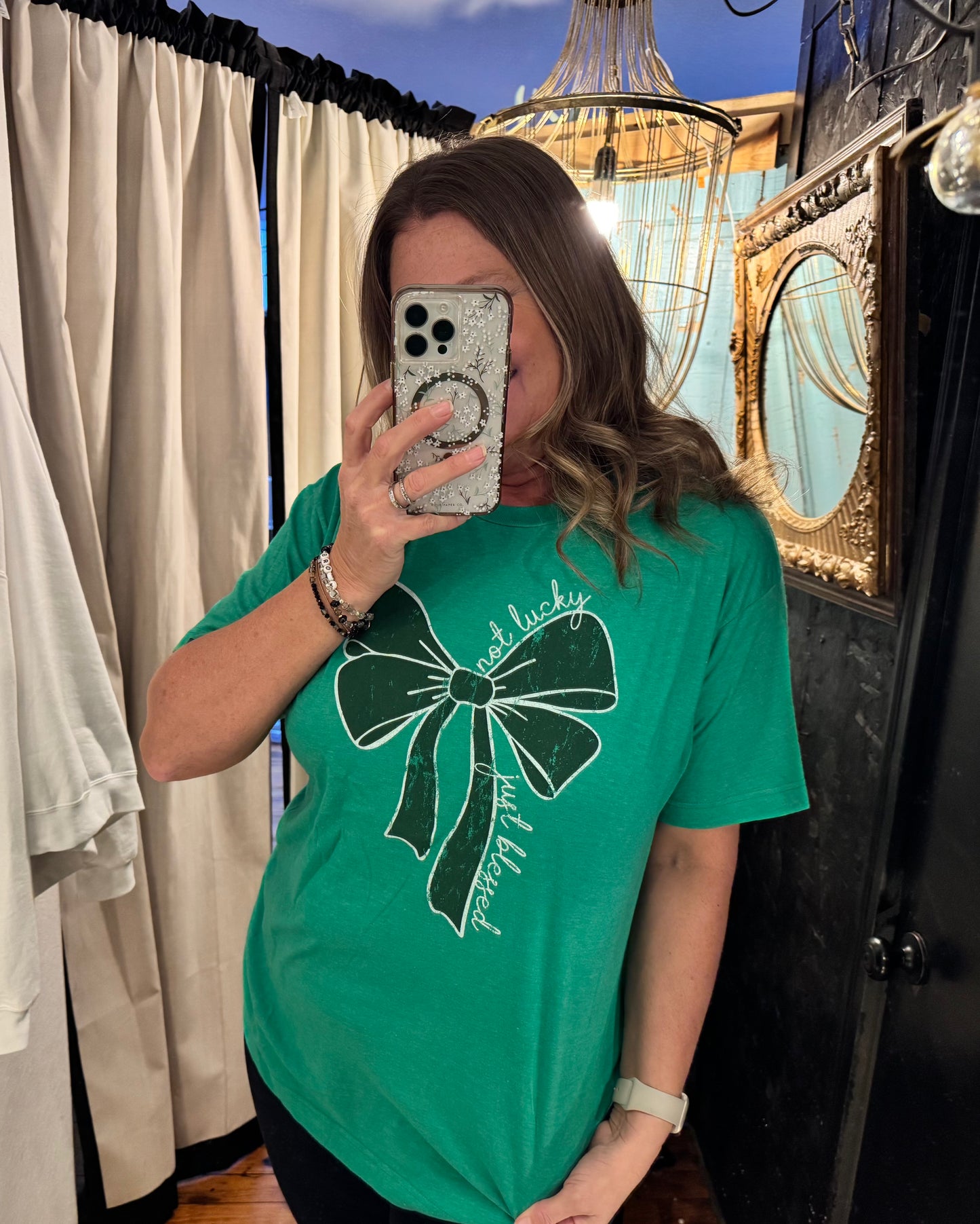 St. Patrick’s Day Bow Graphic Tee