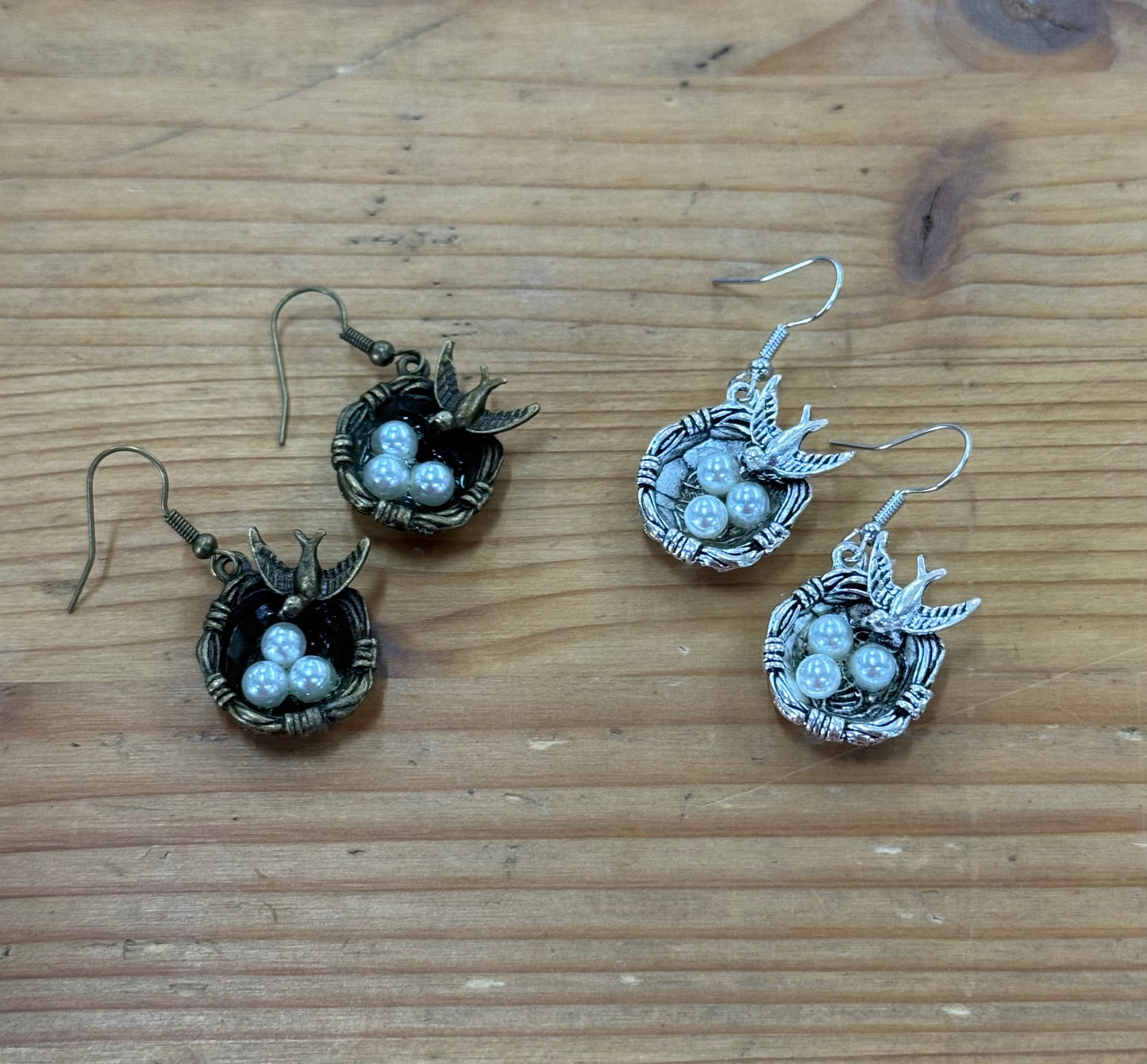 Bird Nest Earrings