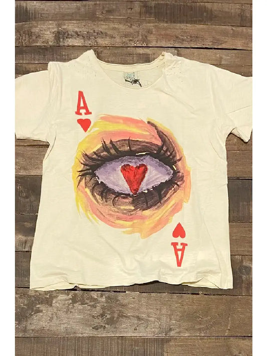 Jaded Gypsy Moon Dance Tee - Ace of Hearts