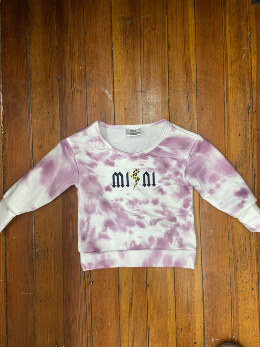 “Mini” Tie Dye Kids Long Sleeve