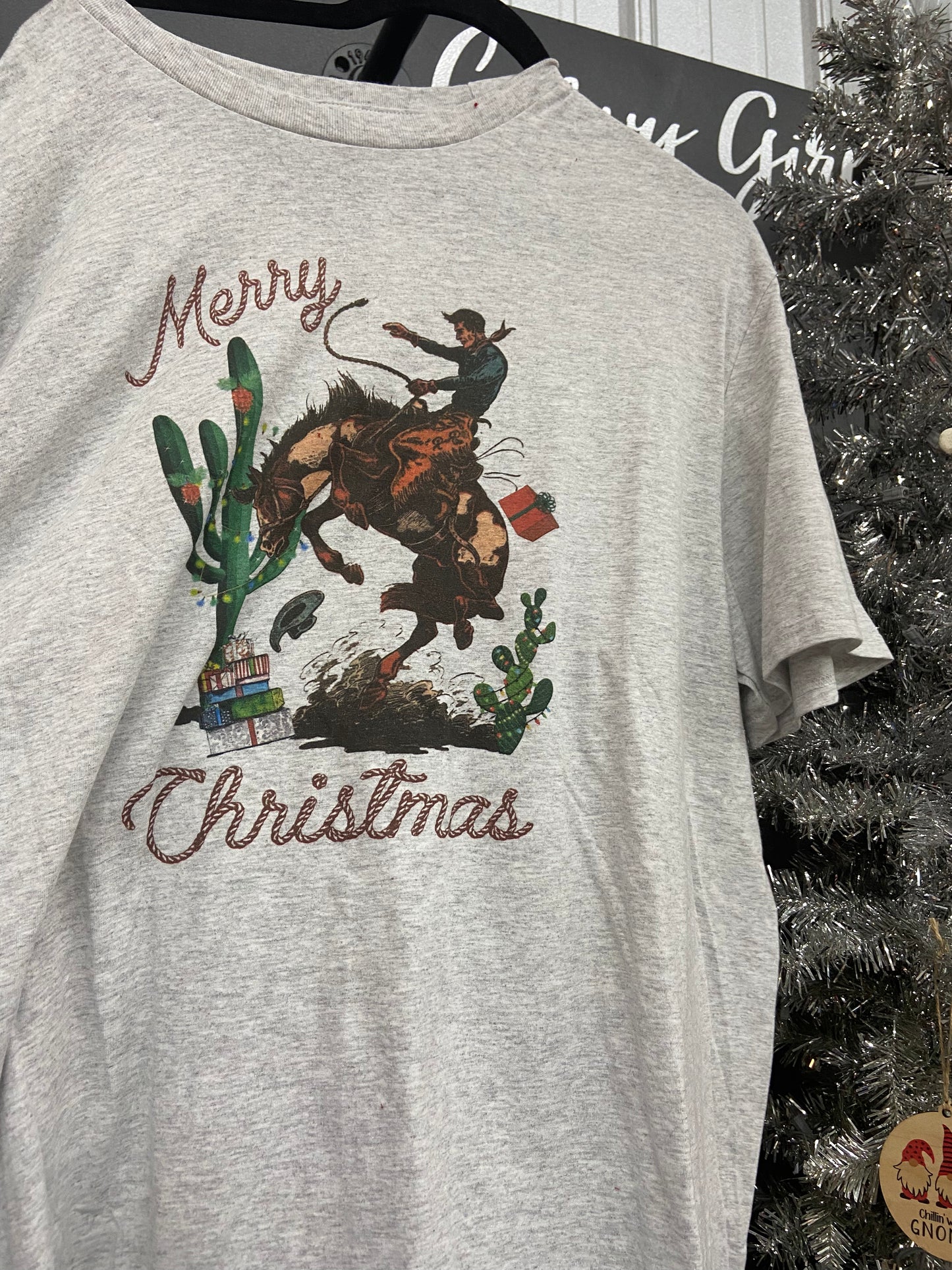 Christmas Cowboy Tee