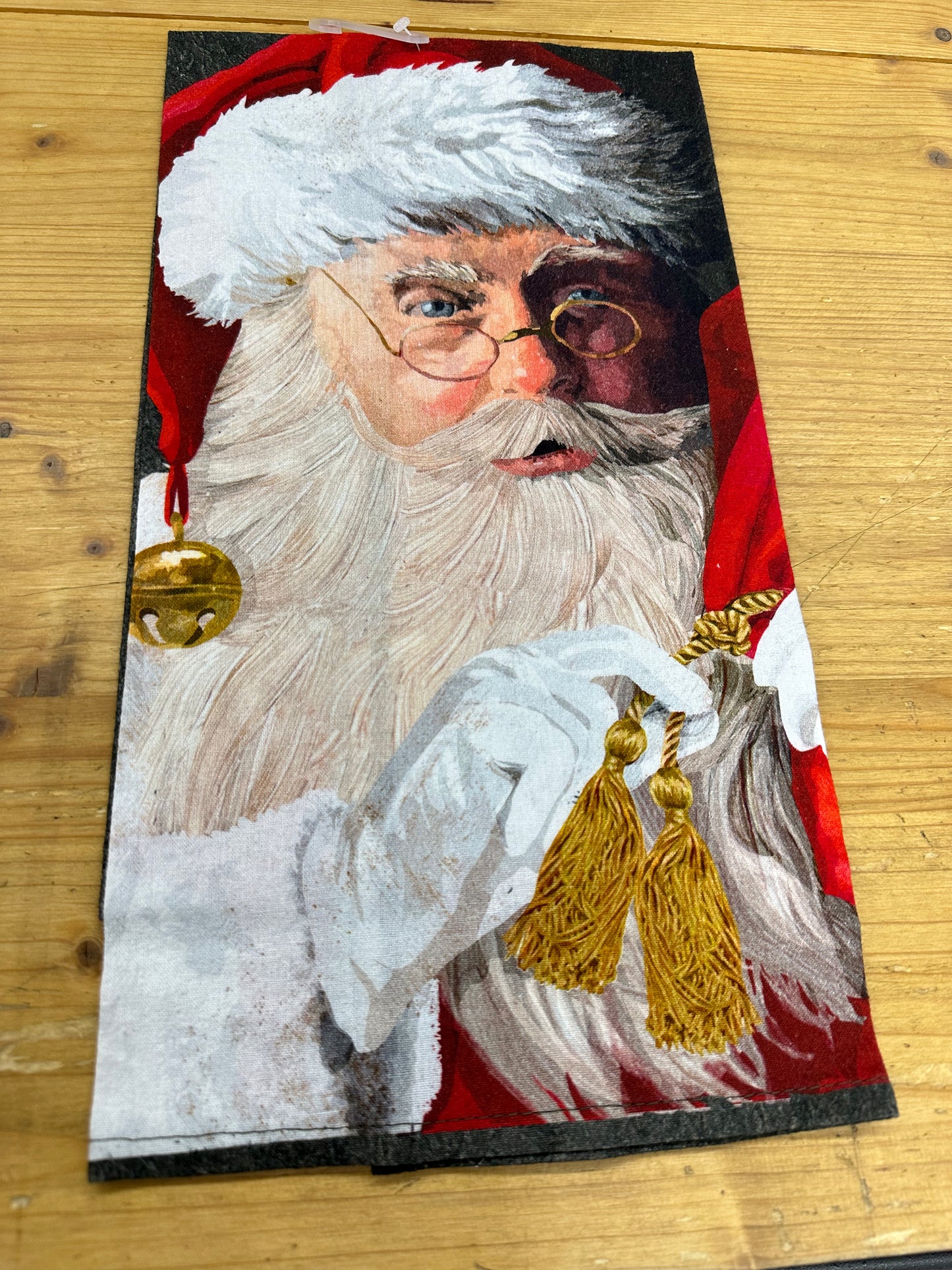 Vintage Santa hand towel