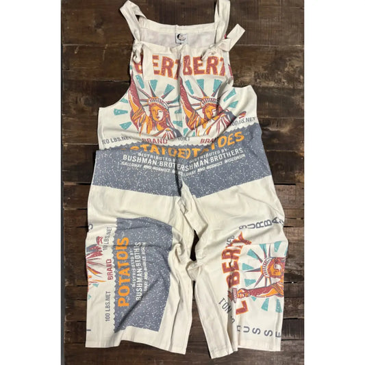 Jaded Gypsy Market Fresh Overalls - Liberty
