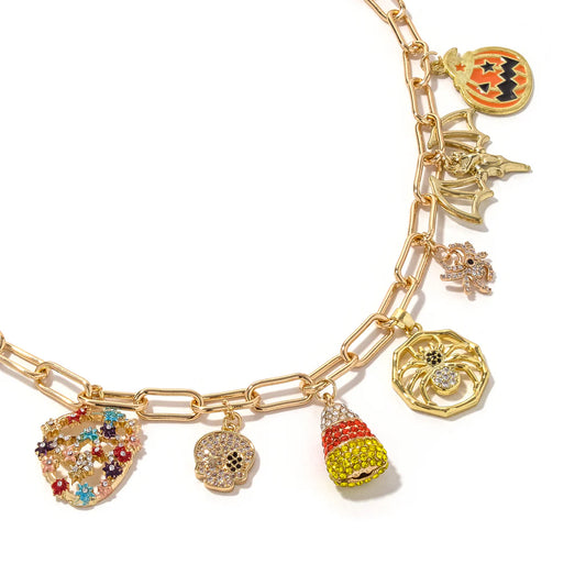 Erimish Halloween Charm Necklace