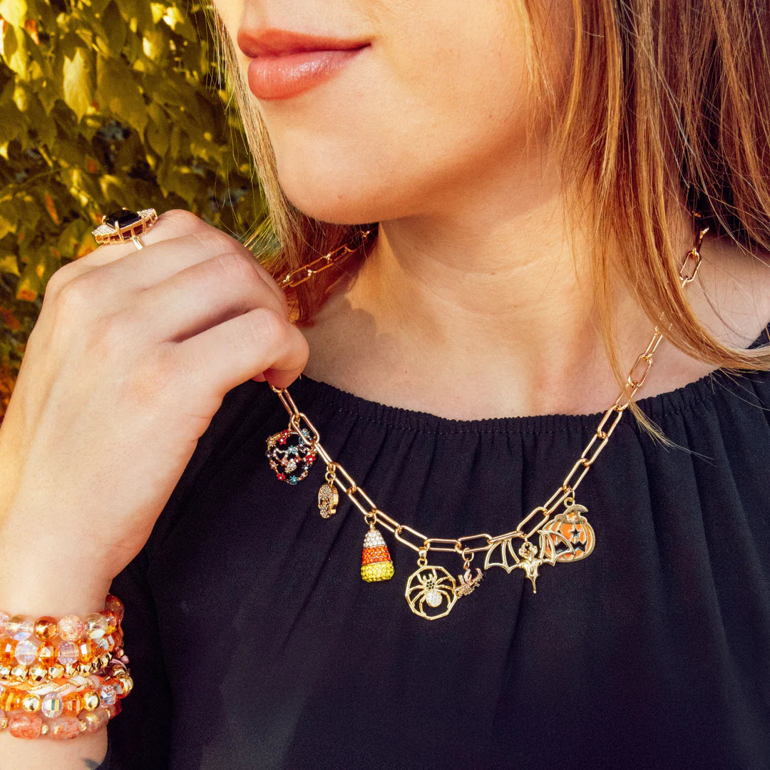 Erimish Halloween Charm Necklace