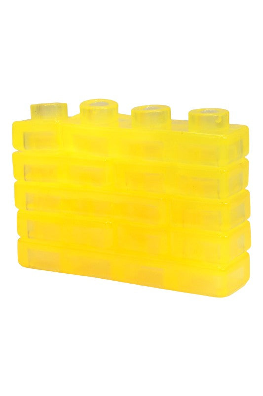 40 Count Colorful Gummy Squishy Sensory Building Blocks