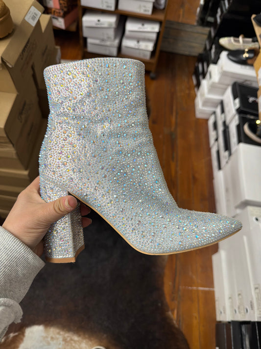 Downtown Lights Bootie - Silver