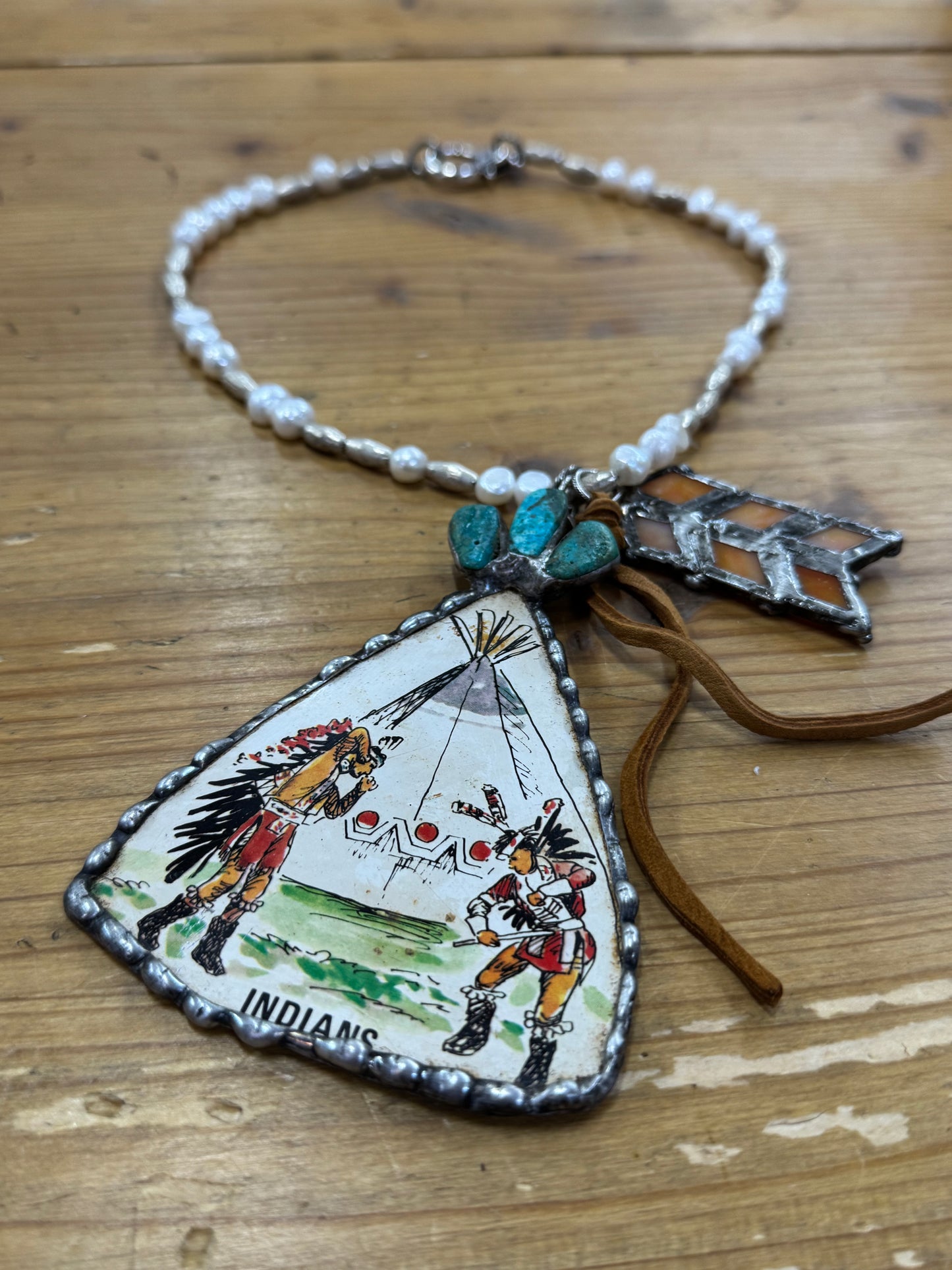 Harley & Maude Indian Tee Pee Necklace