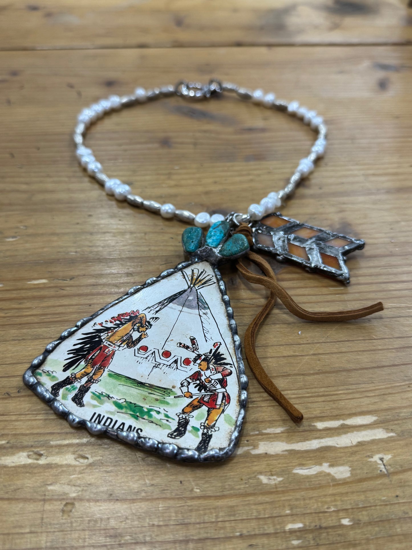 Harley & Maude Indian Tee Pee Necklace