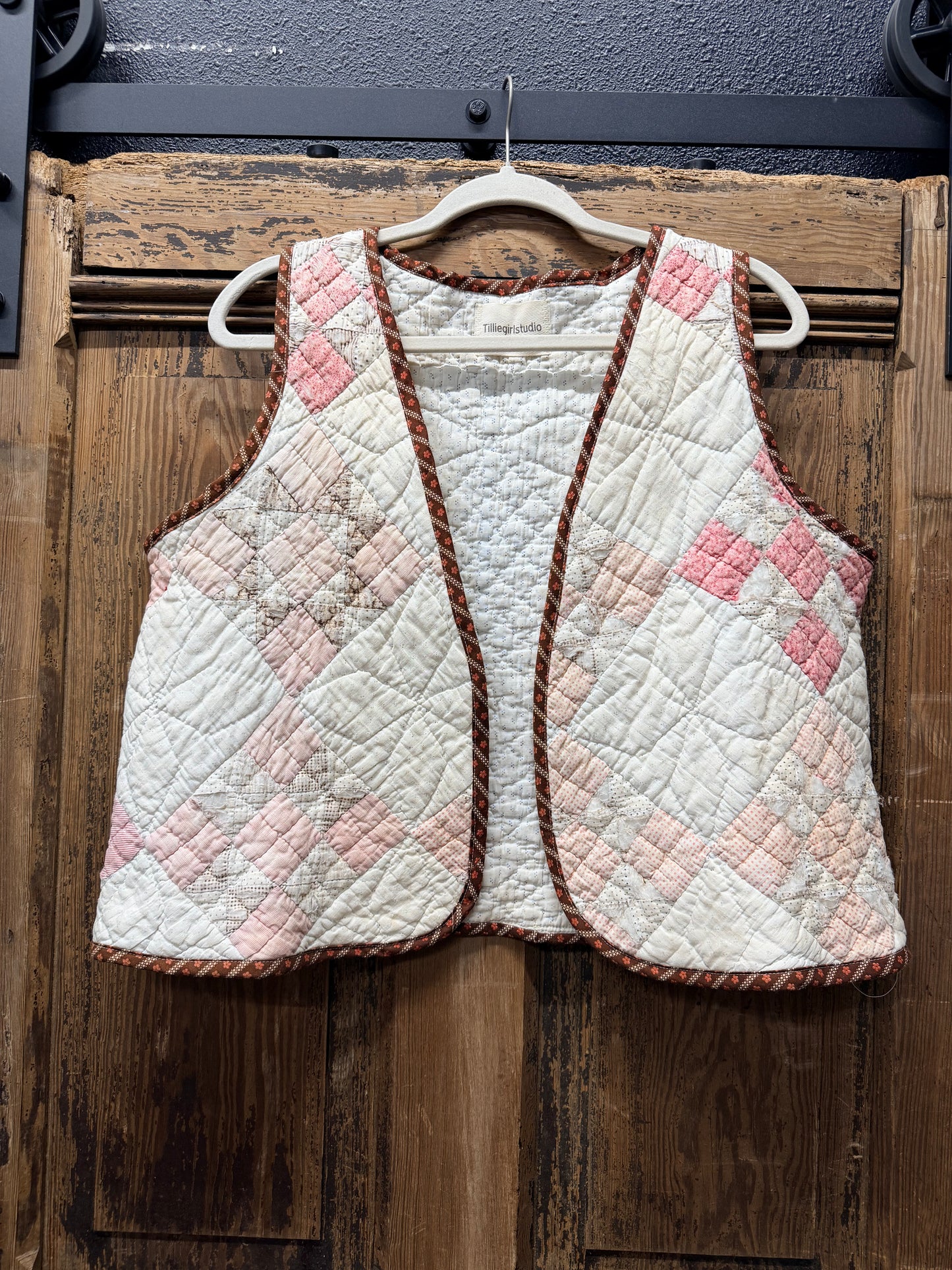 Vintage Quilt Sleeveless Vest