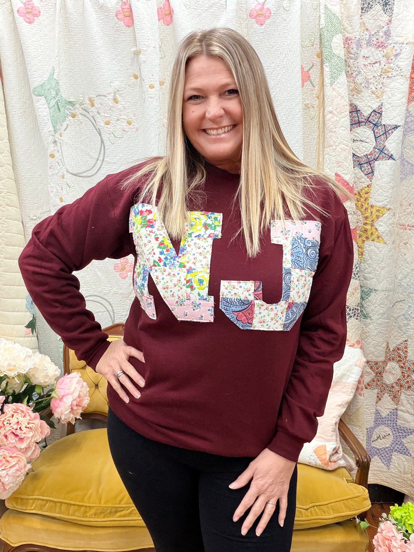 Vintage Quilt NJ Sweatshirt