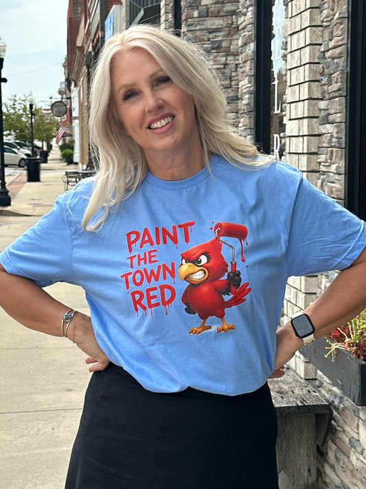 Cardinals Paint the Town Red Tee