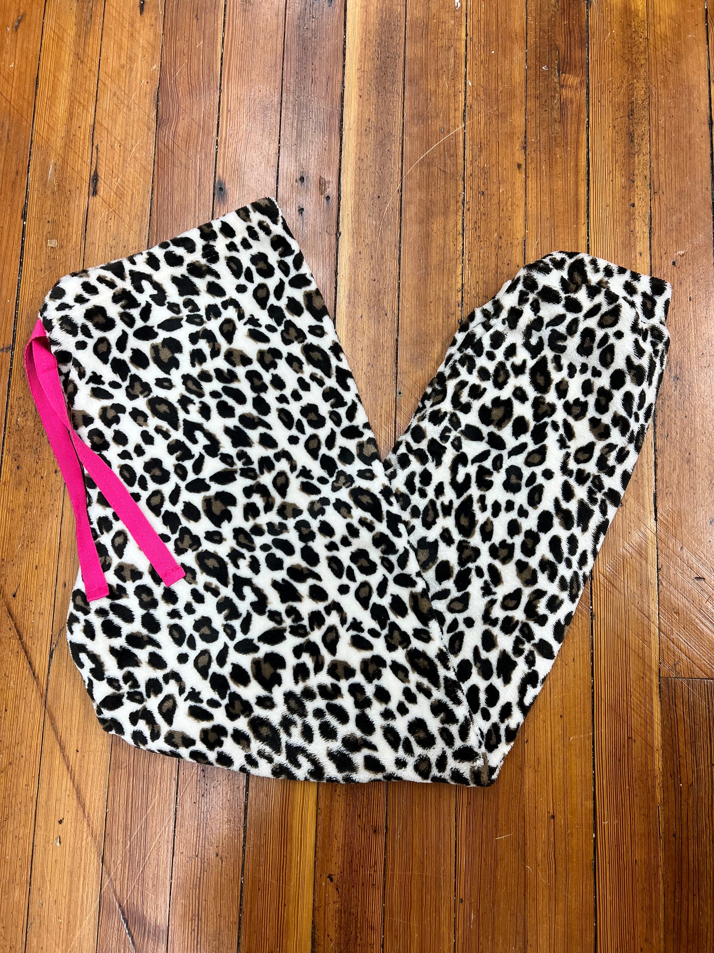 Curvy Girl Leopard Print Pajama Pants