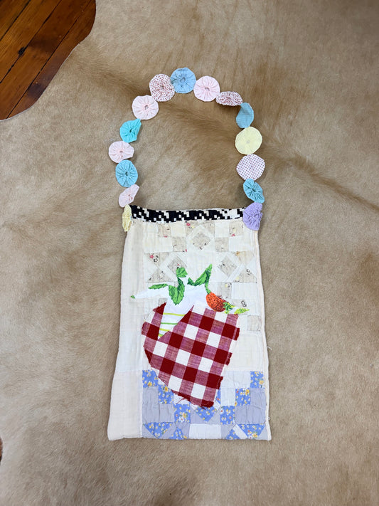 Quilted Handmade Strawberry Bag