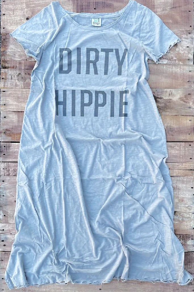 Jaded Gypsy Dirty Hippie Dress - Ash
