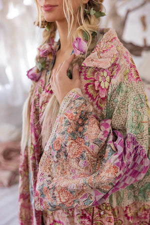 Magnolia Pearl Ysa Double-Breasted Coat - Himalayan Sea