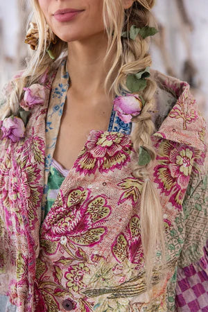 Magnolia Pearl Ysa Double-Breasted Coat - Himalayan Sea