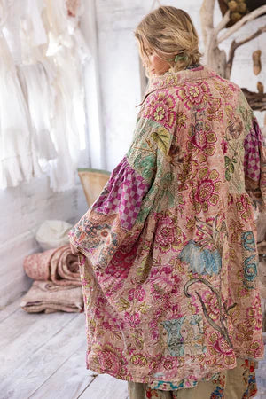 Magnolia Pearl Ysa Double-Breasted Coat - Himalayan Sea