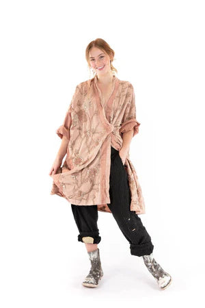 Magnolia Pearl Lilikoi Kimono - Flower