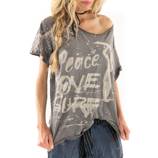 Magnolia Pearl Peace, Love and Surf T - Ozzy