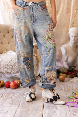 Magnolia Pearl Lil' Friends Miners Denim - Washed Indigo