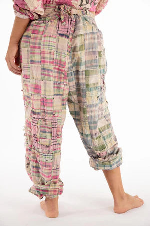 Magnolia Pearl Patchwork Charmie Trousers - Madras Pink