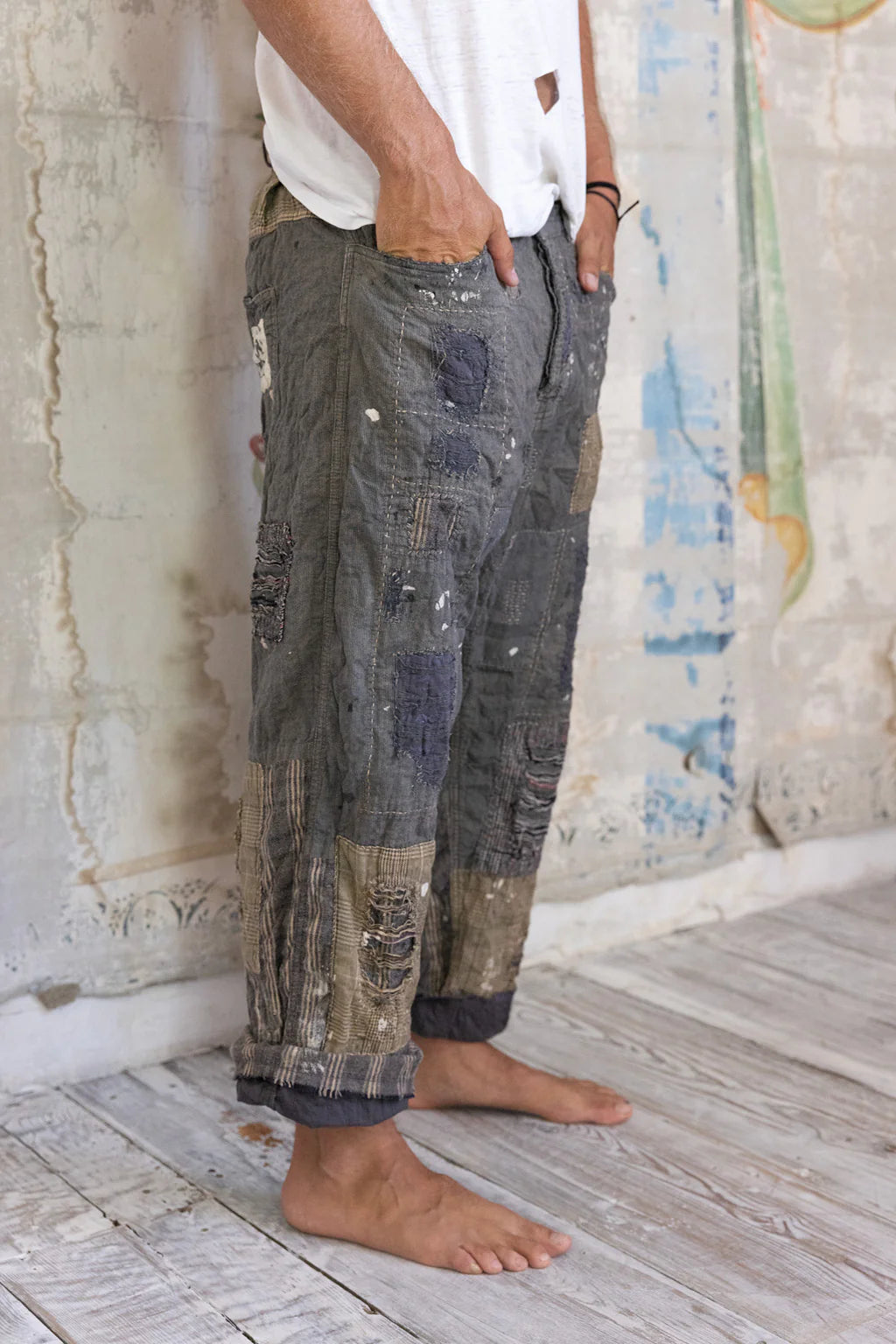 Magnolia Pearl Quilted Miner Pants - Crow