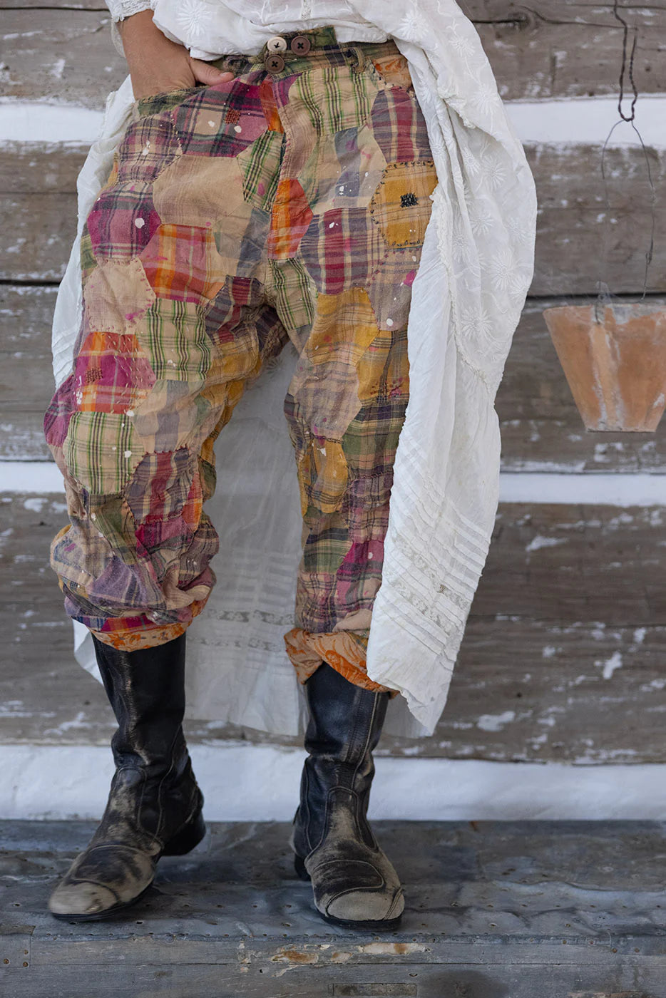 Magnolia Pearl Quiltwork Miner Pants