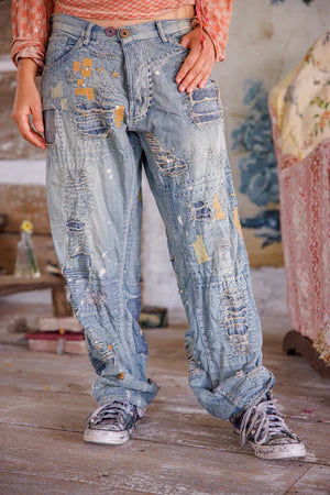 Magnolia Pearl Porter Denims - Washed Indigo