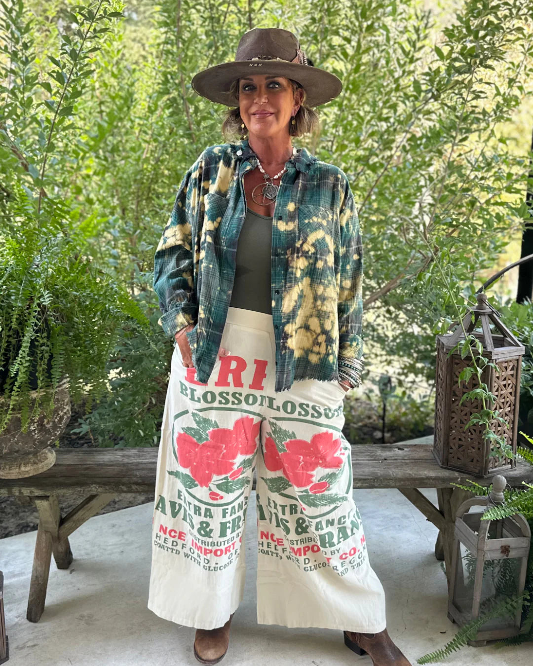 Jaded Gypsy Heirloom Pants - Blossom
