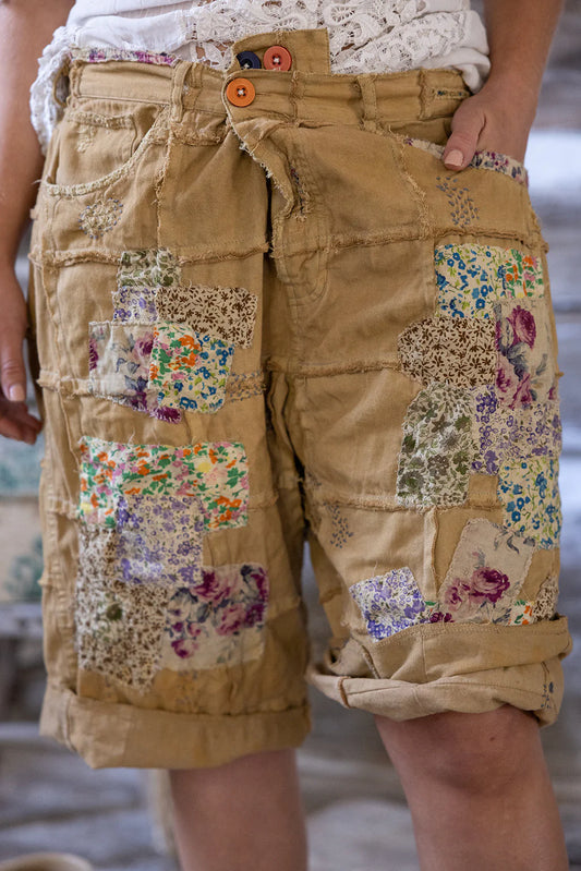 Magnolia Pearl Patchwork Miner Shorts - Manger