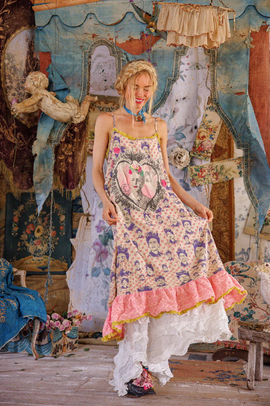 Magnolia Pearl Frida Corazón Llameante Clementine Slip - Espiritu Duradero