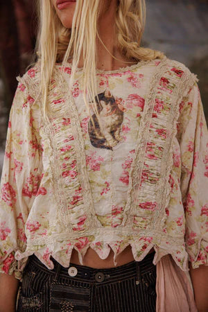 Magnolia Pearl Kitty Hyacinth Blouse - Petunia
