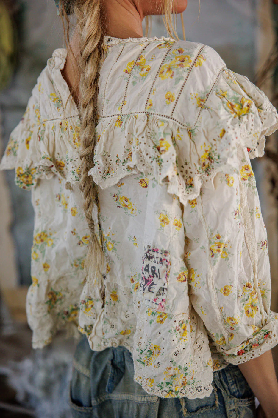 Magnolia Pearl Eadred Eyelet Blouse - Lauretta