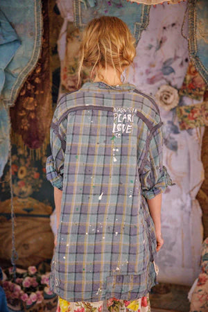 Magnolia Pearl Check Adison Workshirt - Wave