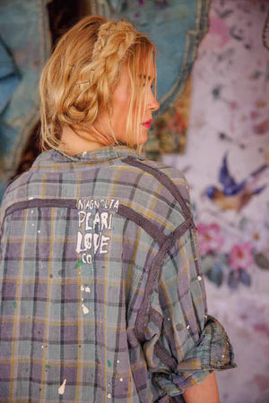 Magnolia Pearl Check Adison Workshirt - Wave