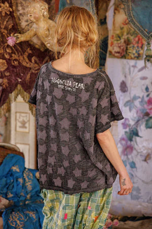 Magnolia Pearl Little Star Appliqué Tee - Twilight