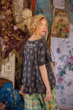 Magnolia Pearl Little Star Appliqué Tee - Twilight