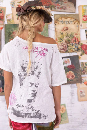 Magnolia Flight Flowers Frida Tee - True