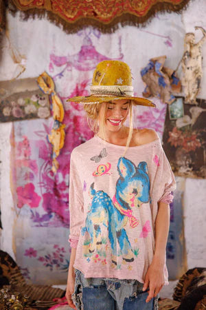 Magnolia Pearl My Pet Viggo Tee - Azalea Dip Dye