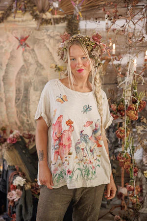 Magnolia Pearl Frolic Tee - Moonlight
