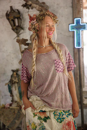 Magnolia Pearl Piecewise Pocket Tee - Hatter