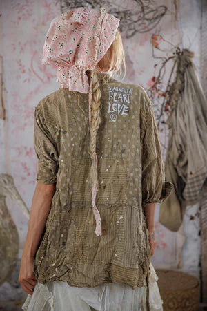 Magnolia Pearl Patchwork Polka Dot Smock - Ember Glow