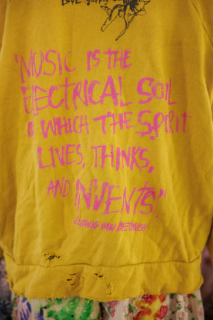 Magnolia Pearl Beethoven Portrait Richi Sweatshirt - Fun House