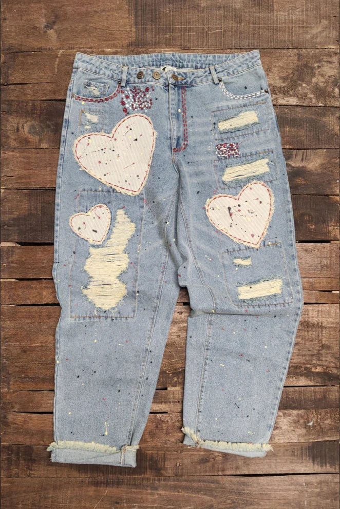 Jaded Gypsy Full Hearts Jeans