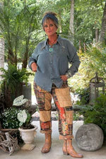 Jaded Gypsy Traveling On Pants - Patch Medley